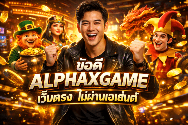 ข้อดี ALPHAXGAME เว็บตรง ไม่ผ่านเอเย่นต์