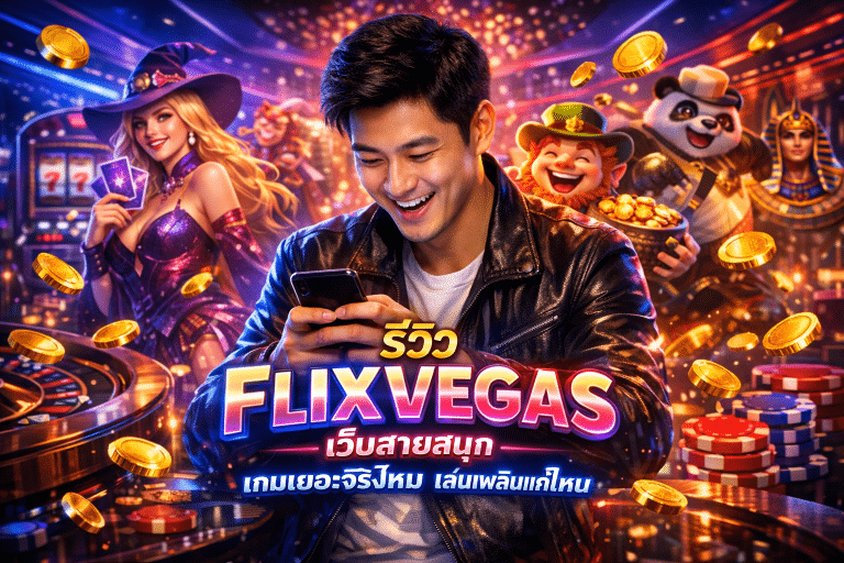 รีวิว FLIXVEGAS เว็บสายสนุก เกมเยอะจริงไหม เล่นเพลินแค่ไหน